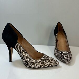 Madewell Maddie Speckle Pump Heel Size 8.5